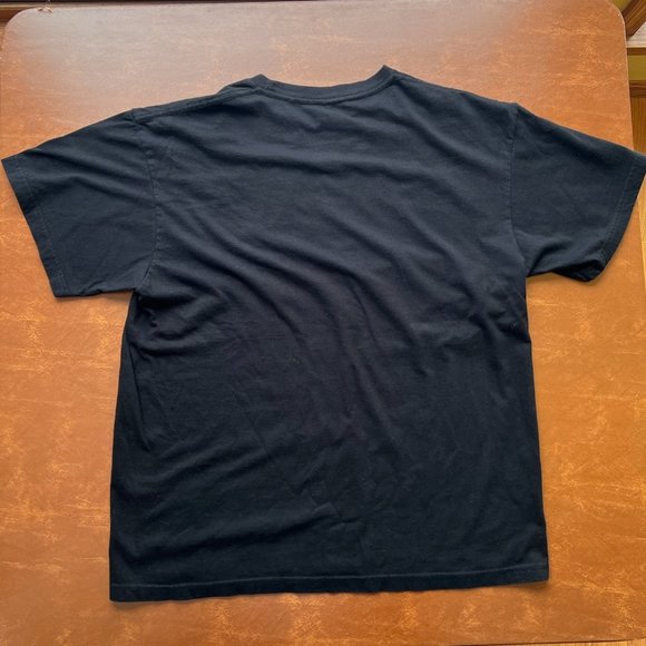 Batman Logo DC Comics Short Sleeve Soft Cotton Black Crew Neck T-Shirt (Men's L) - Picture 2 of 8